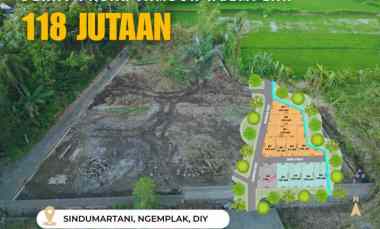 termurah tanah kavling di ngemplak mulai 118 jutaan