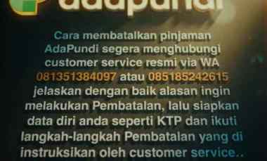 tips cara membatalkan pinjaman adapundi