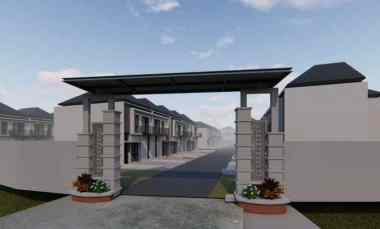 town house view gunung merbabu di magelang