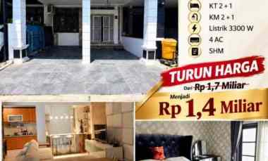 Turun Harga Full Furnished di Raffles Hills Cibubur