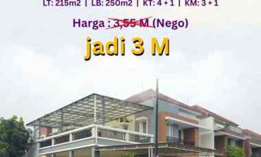 turun harga jual rumah hook raffles hills cibubur