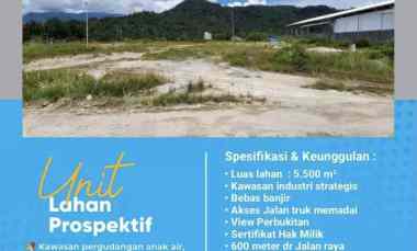 unit lahan prospektif murah