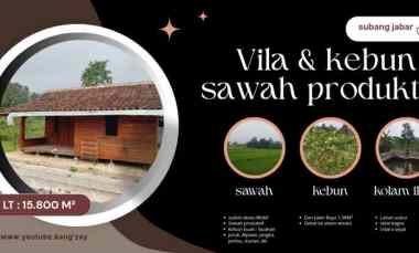 Vila, Sawah Kebun, Lahan Subur Produktif Subang