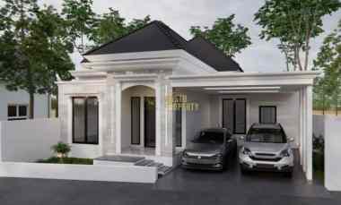 villa mewah klasik tanah luas tepi jalan besar