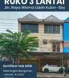 dijual ruko gudang kantor raya wisma lidah kulon
